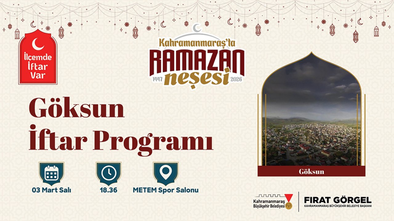 Birlik ve Beraberliğin Yeni Durağı Göksun Olacak!