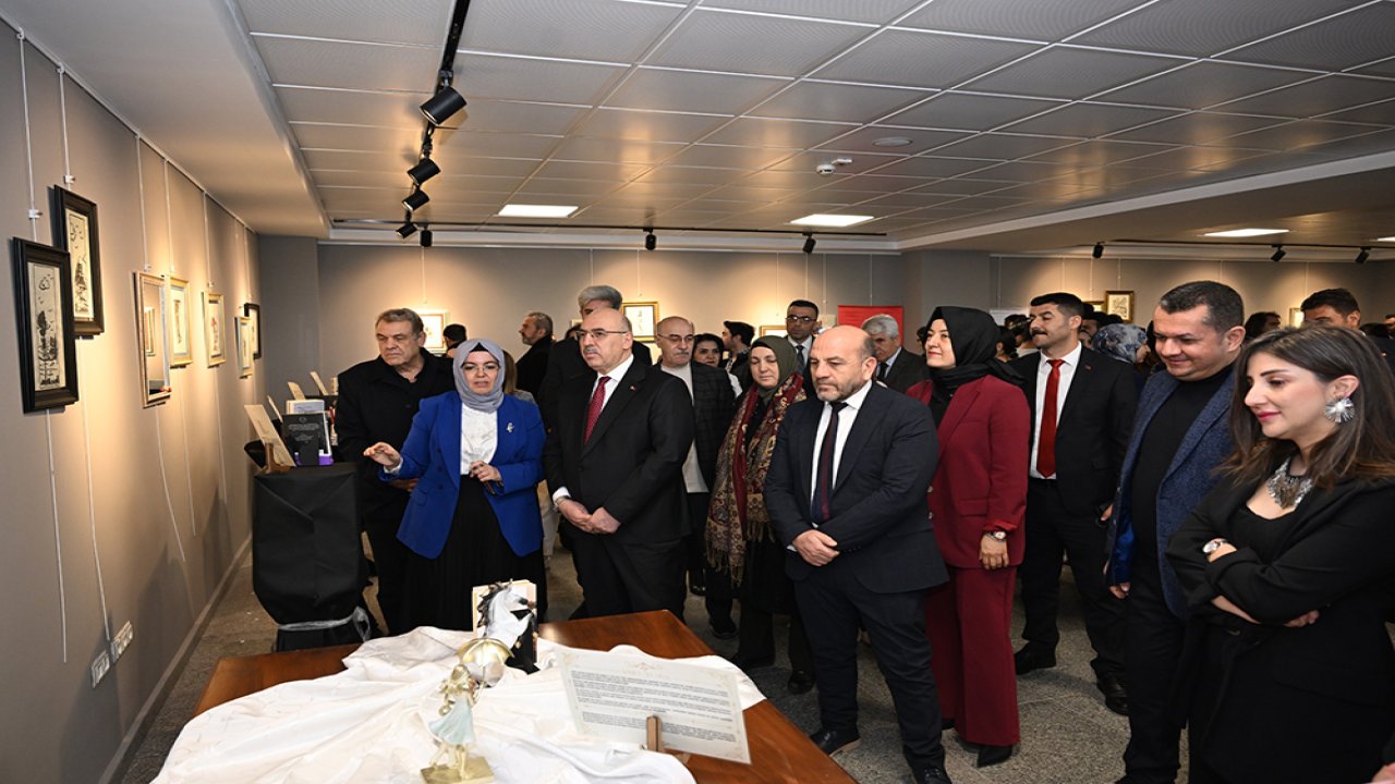 “Edebiyattan Nakışa” Adlı Kişisel Sergi, Kahramanmaraş’ta Açıldı!