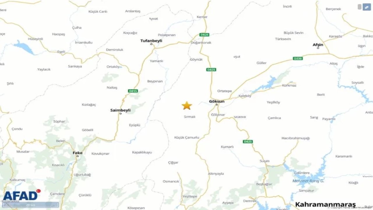 Kahramanmaraş’ta deprem paniği!