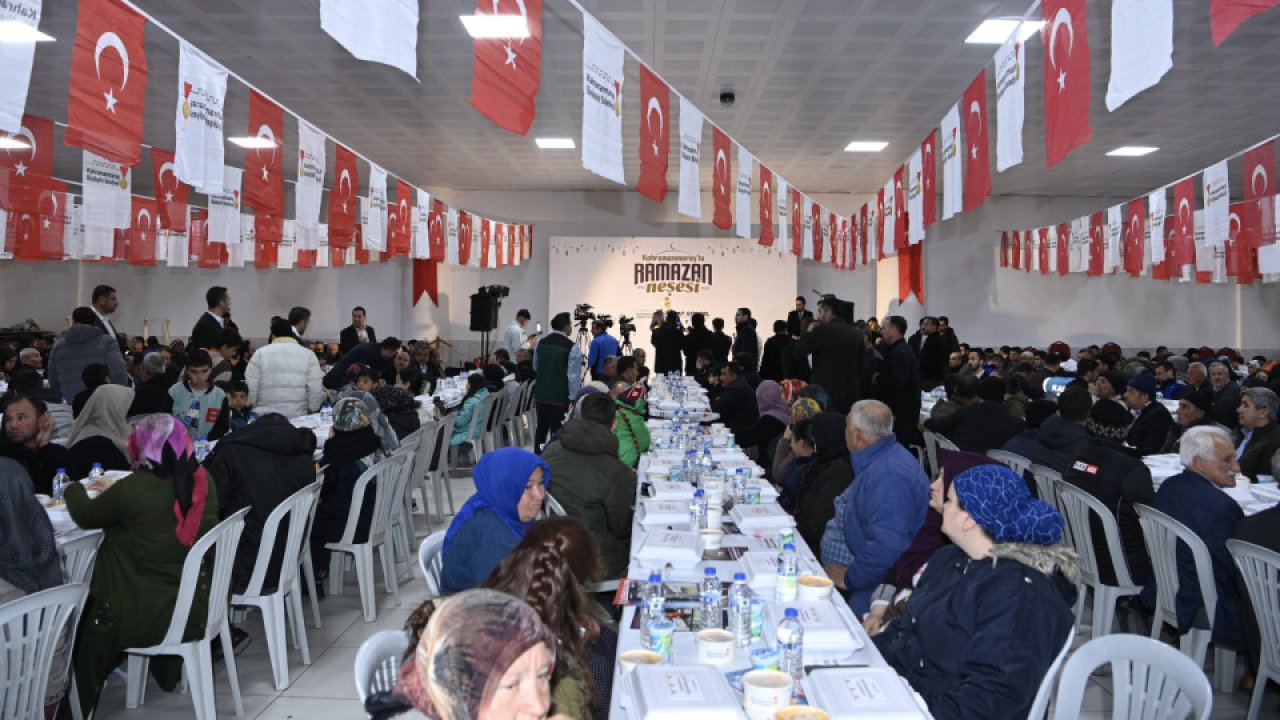 Kahramanmaraş Büyükşehir’in Gönül Sofrası Çağlayancerit’te Kuruldu!