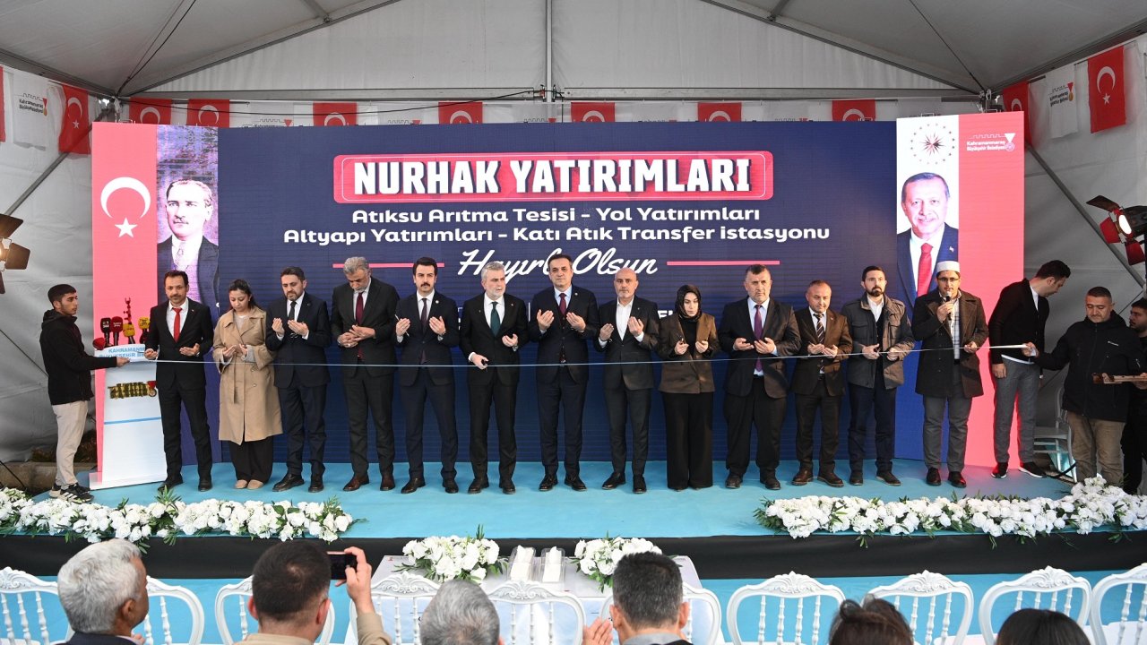 Kahramanmaraş Büyükşehir’in Nurhak Yatırımlarının Açılışı Gerçekleştirildi
