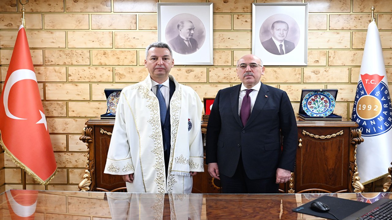 KSÜ’de Devir Teslim Töreni! Rektör İbrahim Taner Okumuş göreve başladı