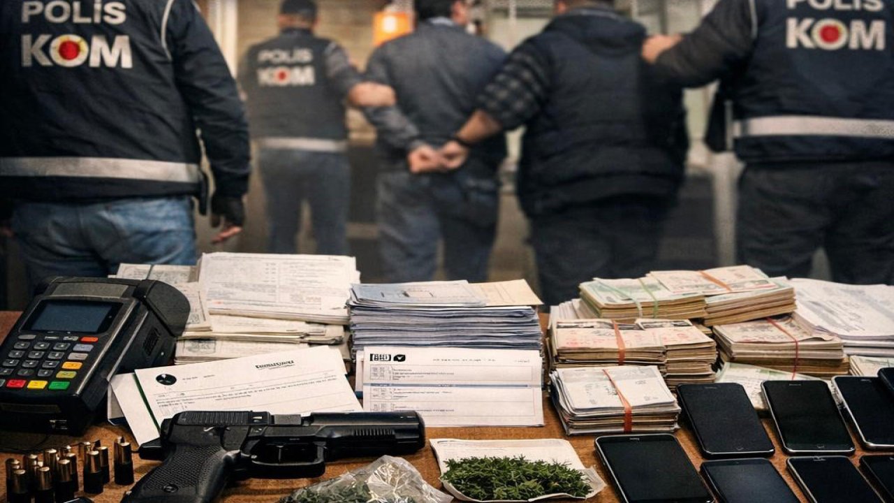 Kahramanmaraş’ta tefecilik operasyonu: 8 gözaltı