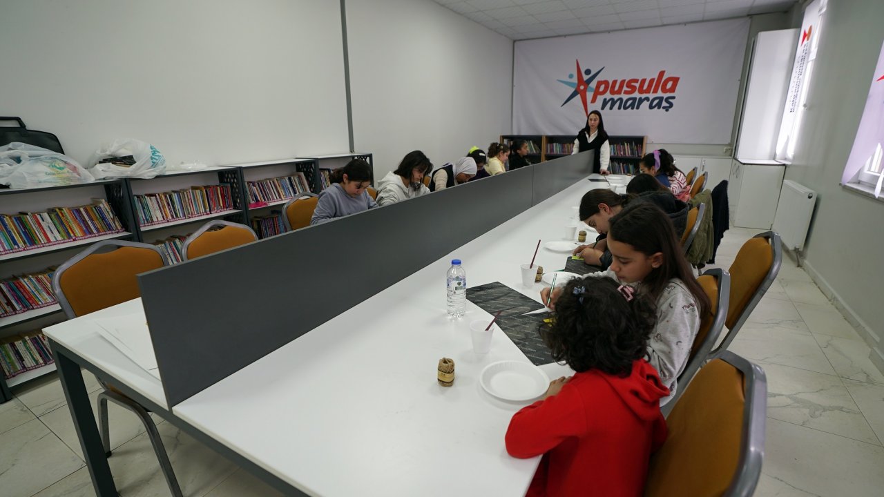 Pusula Maraş’ta Çocuklar İçin Renkli Atölye Heyecanı!