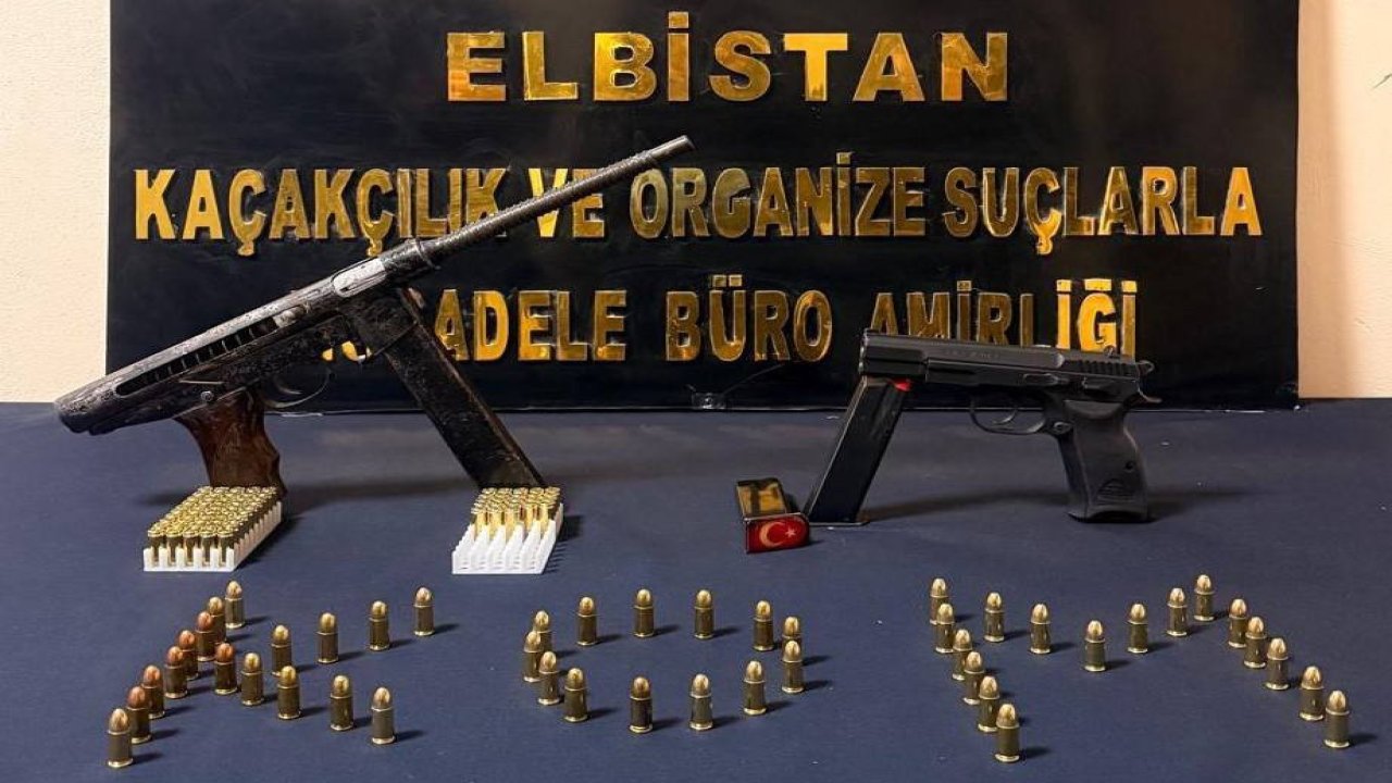 Kahramanmaraş’ta Emniyet güçleri, silah ve mühimmat ele geçirdi!