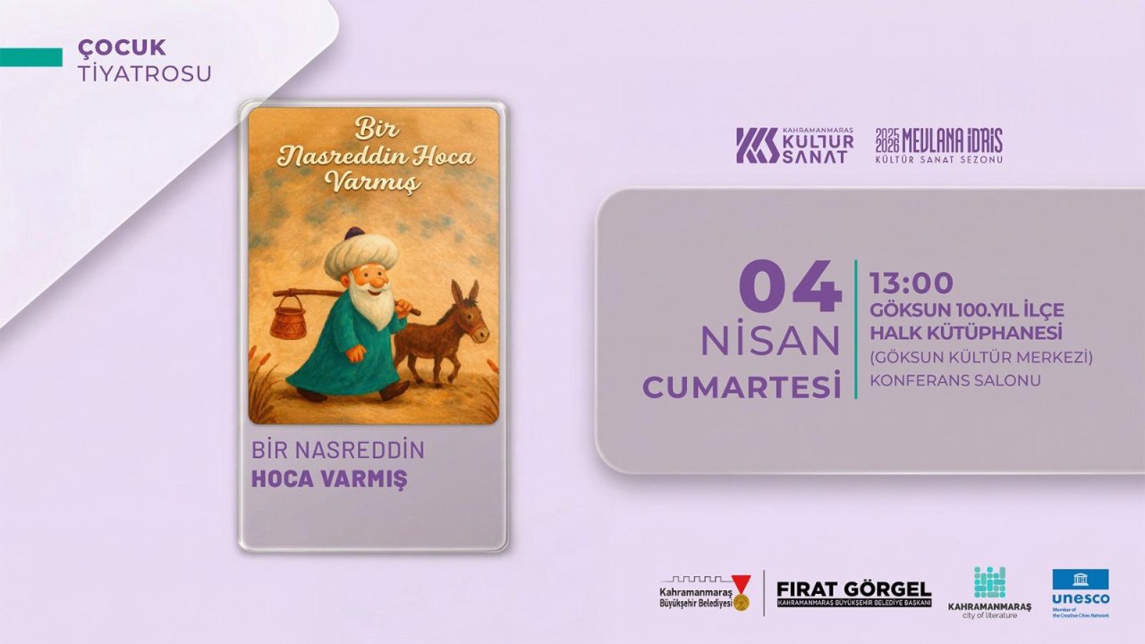 Çocuklar Tiyatroda Nasrettin Hoca ile Buluşuyor!