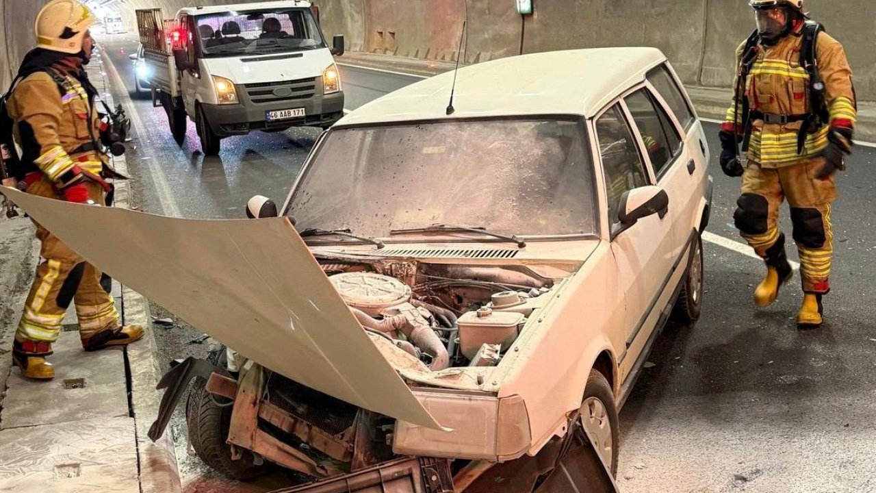 Kahramanmaraş Sezai Karakoç Tüneli’nde Kaza: 1 Yaralı