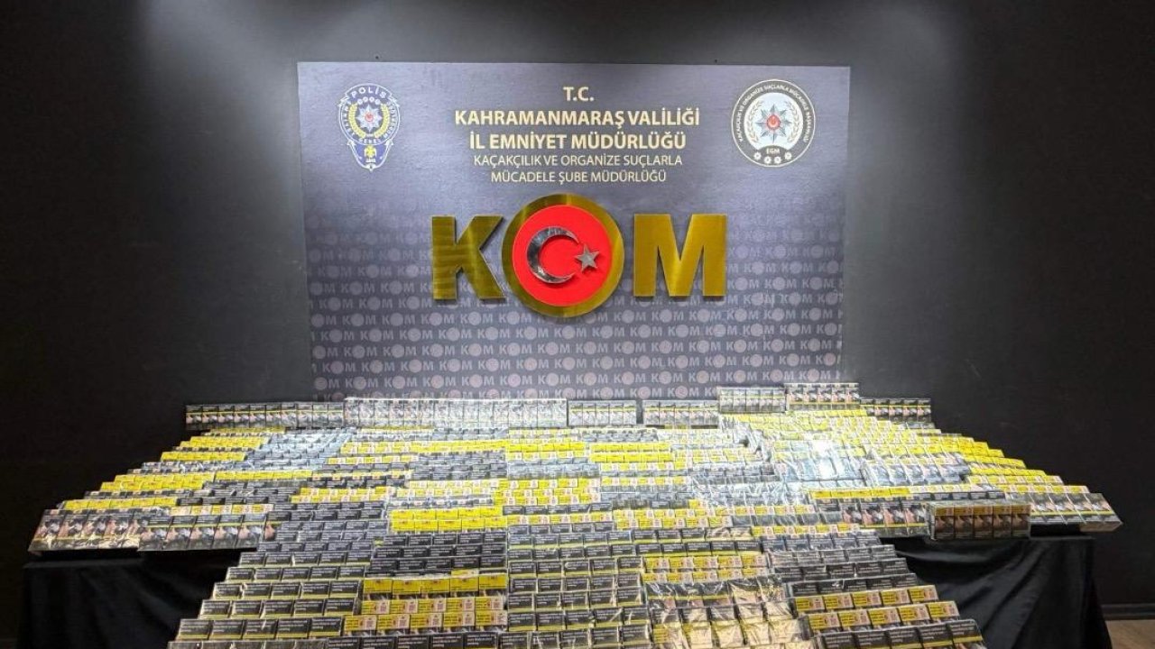 Kahramanmaraş’ta Kaçakçılık Operasyonu!