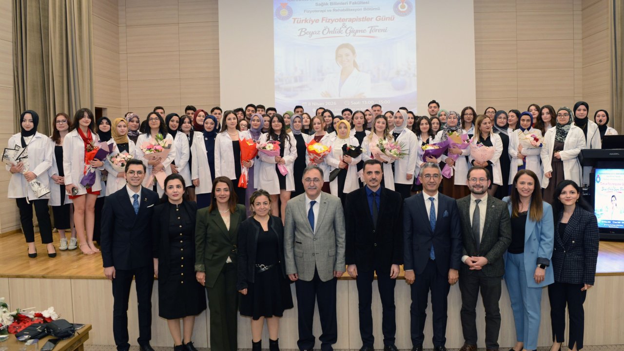 KSÜ’de Fizyoterapist Adayları Beyaz Önlüklerini Giydi!