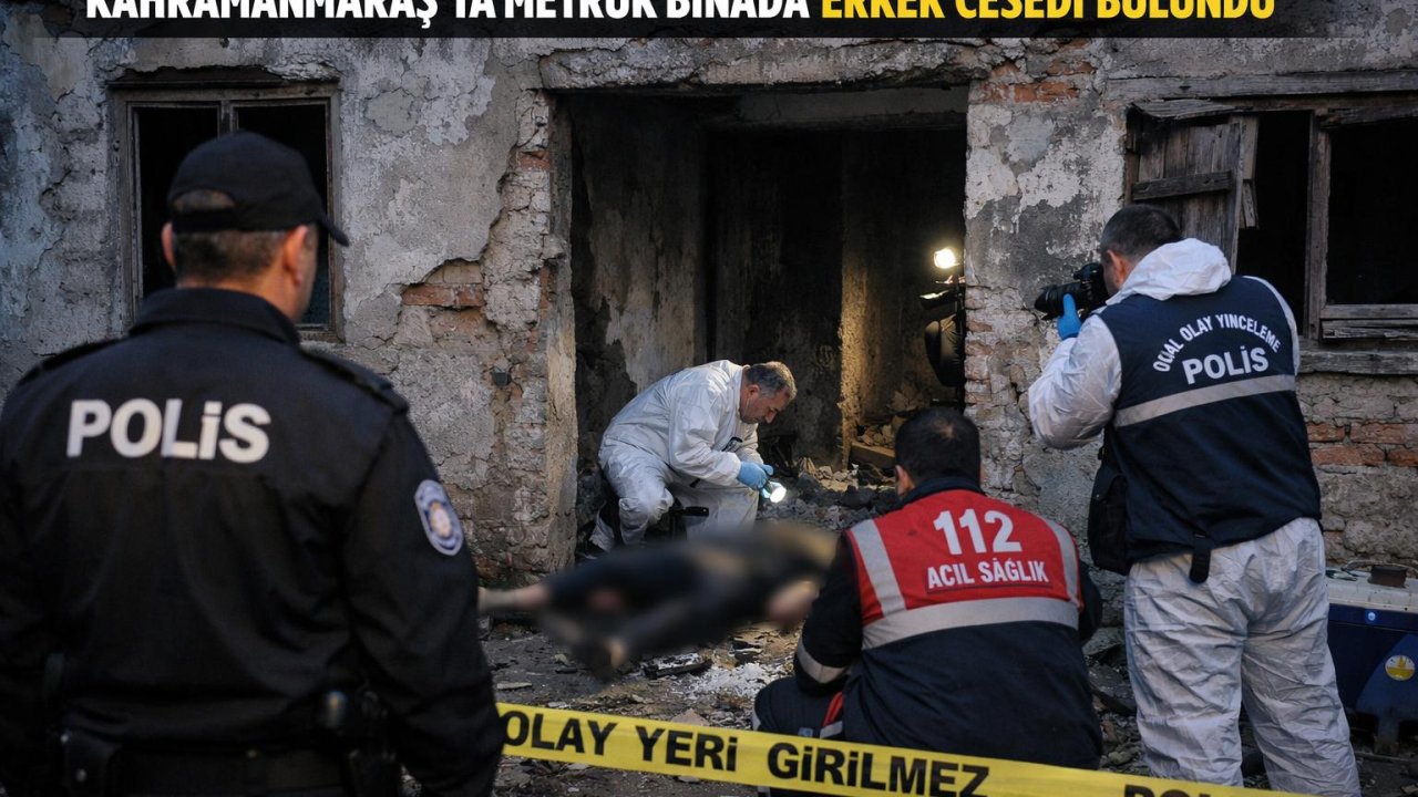 Kahramanmaraş’ta cansız bedeni bulundu!