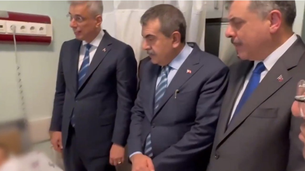 Bakanlar, Kahramanmaraş’ta yaralı öğrencileri ziyaret etti!