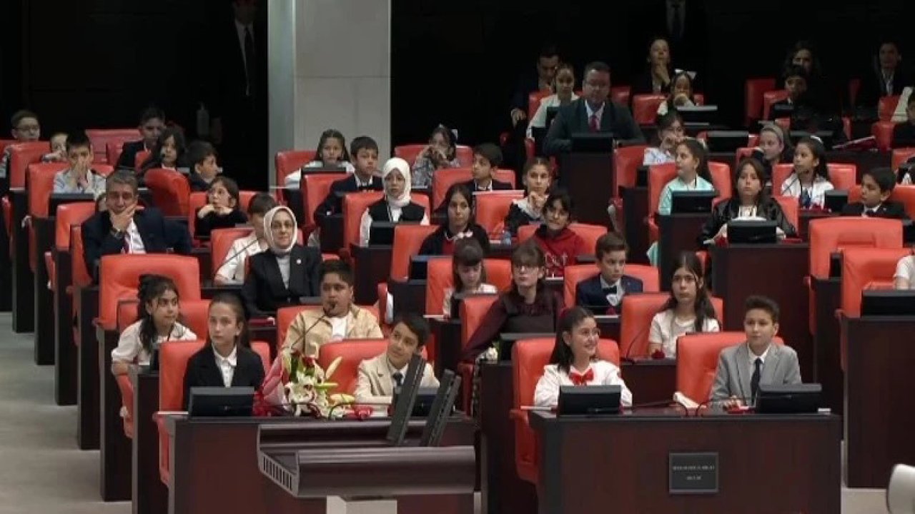 Meclis Çocuk Oturumu'nda Kahramanmaraş İçin Duygulu Anma