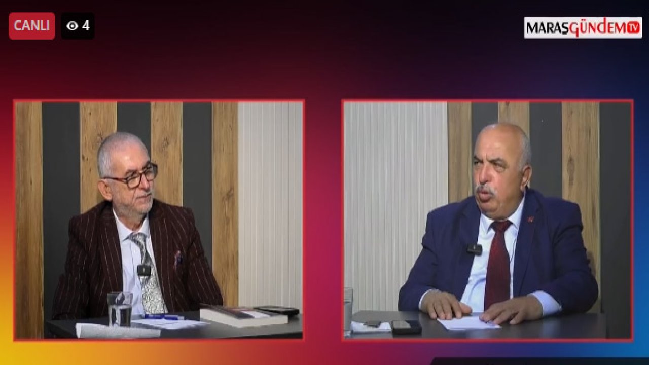 Kahramanmaraş’ın güçlü sesi Maraşgündem Yeni Stüdyosundan İlk Canlı Yayını Gerçekleştirdi!