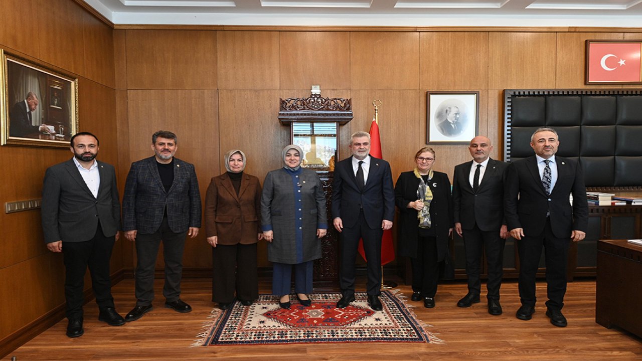 Başkan Görgel, AK Parti Kadın Kolları Başkanı Ercan’ı Makamında Ağırladı!