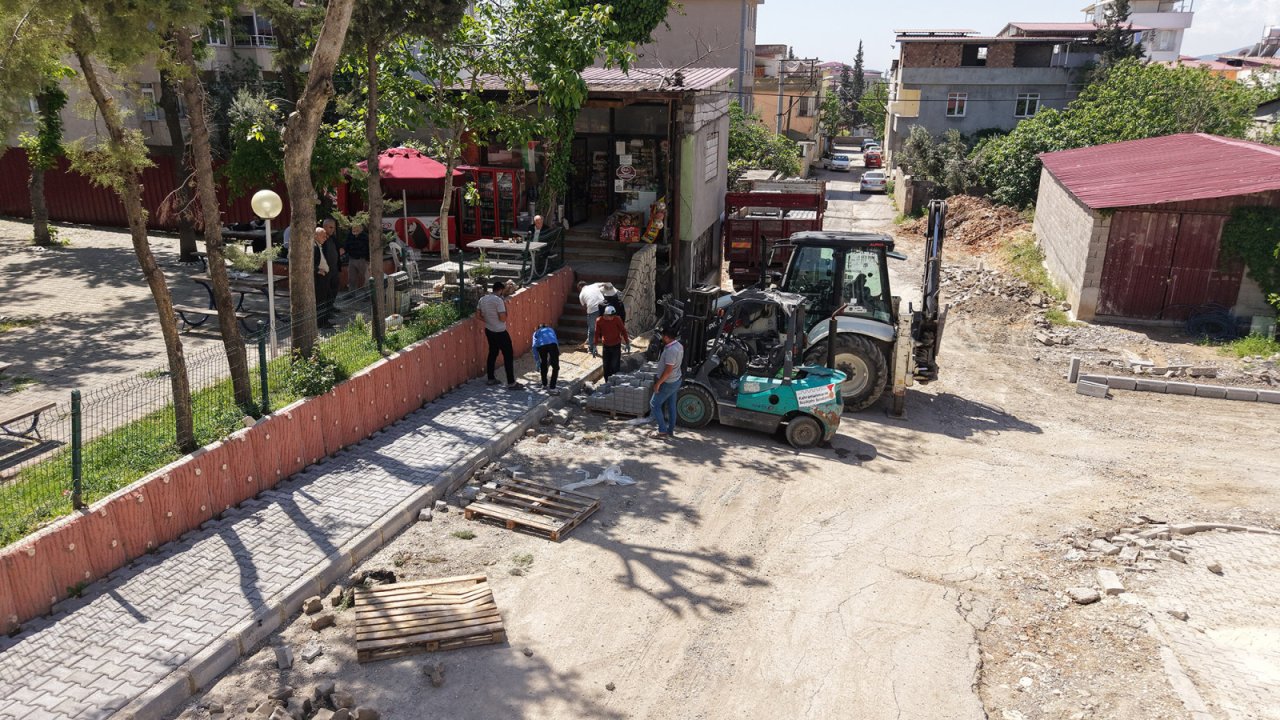 Büyükşehir’den Egemenlik Mahallesi’nde Cadde ve Sokak Yenileme Çalışması!