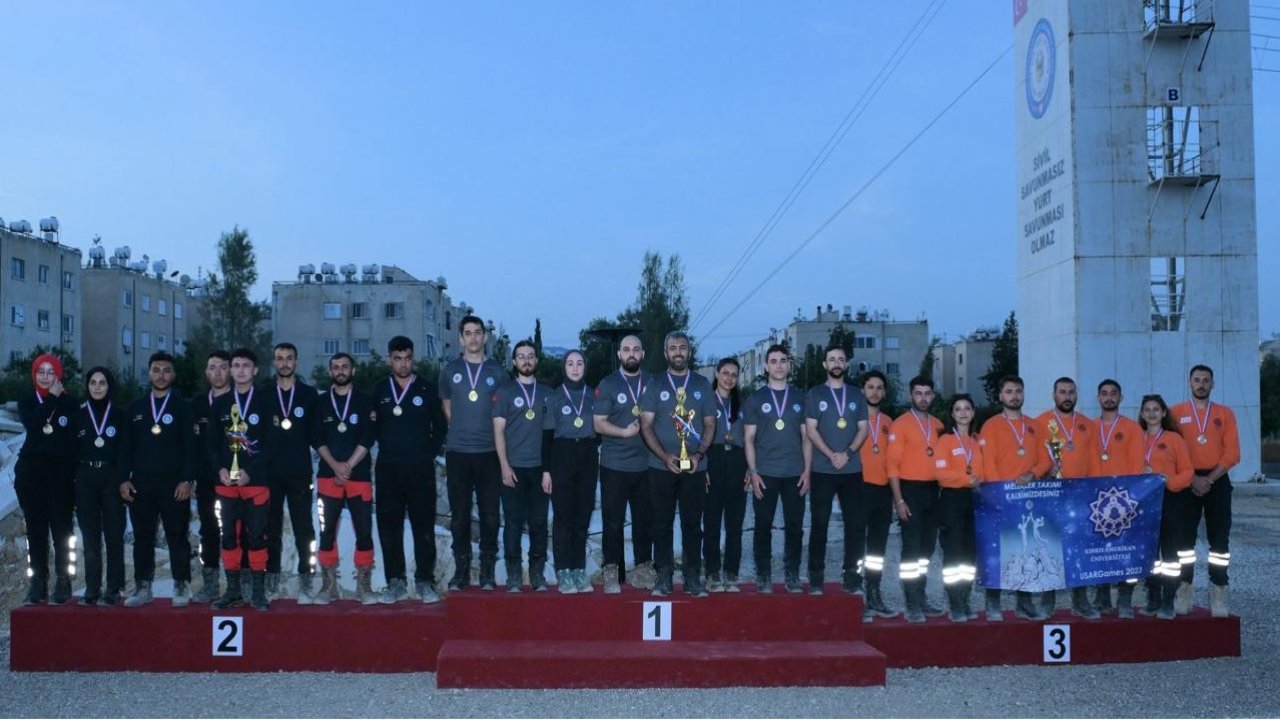 Kahramanmaraş KİÜ, Uluslararası Üniversiteler Arama Kurtarma Oyunları’nda İkinci Oldu!