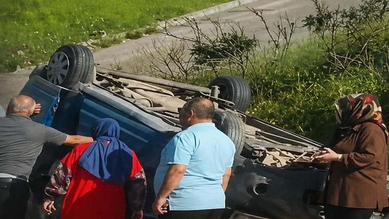 Kahramanmaraş’ta Takla Atan Otomobil Yayaya Çarptı: 3 Yaralı