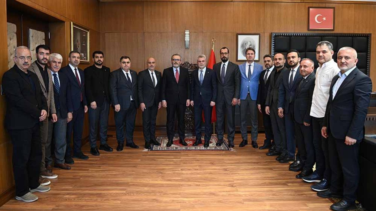 Başkan Görgel, AK Parti MKYK Üyesi Mahir Ünal’ı Ağırladı!