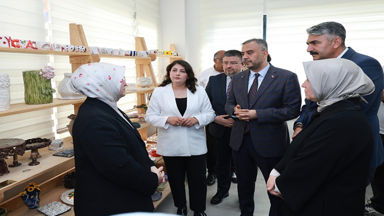 Onikişubat Belediyesi Kadın Emeği Seramik Atölyesi’nin eserleri görücüye çıktı!
