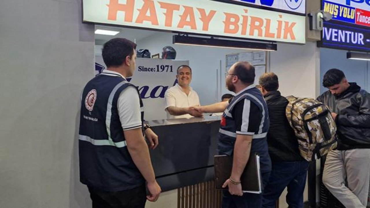 Kahramanmaraş’ta bayram öncesi terminalde sıkı denetim!
