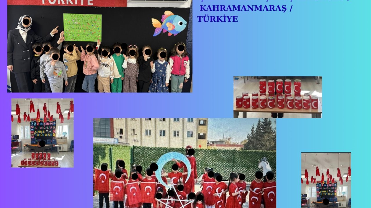 Kahramanmaraş’ta Anasınıfı Öğretmeninden Denizler İçin Örnek Proje!