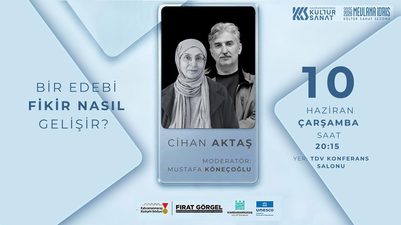 Kahramanmaraş’ta Edebiyat Dolu Bir Akşam!