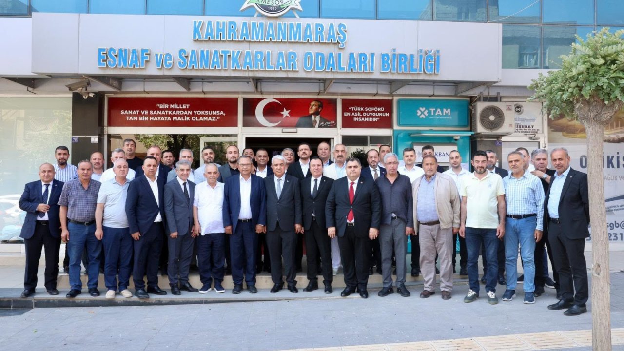 Kahramanmaraş’ta İş Dünyasından Ahmet Kuybu’ya Hayırlı Olsun Ziyareti
