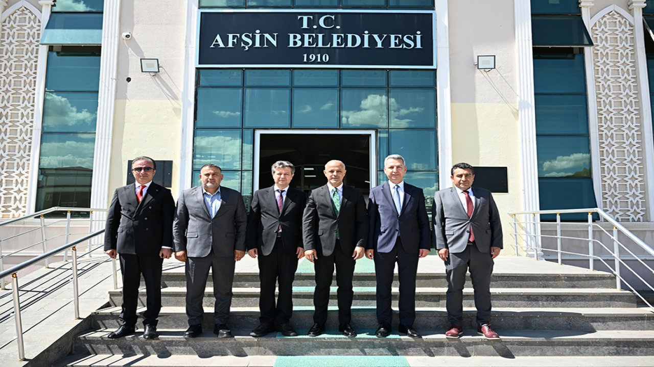 KSÜ Rektörü Okumuş’tan Afşin Belediye Başkanı Kıraç’a Ziyaret!