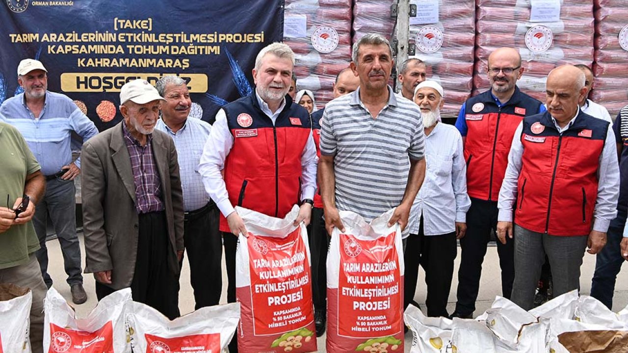 Kahramanmaraş’ta 47 Ton Soya Tohumu Dağıtıldı!