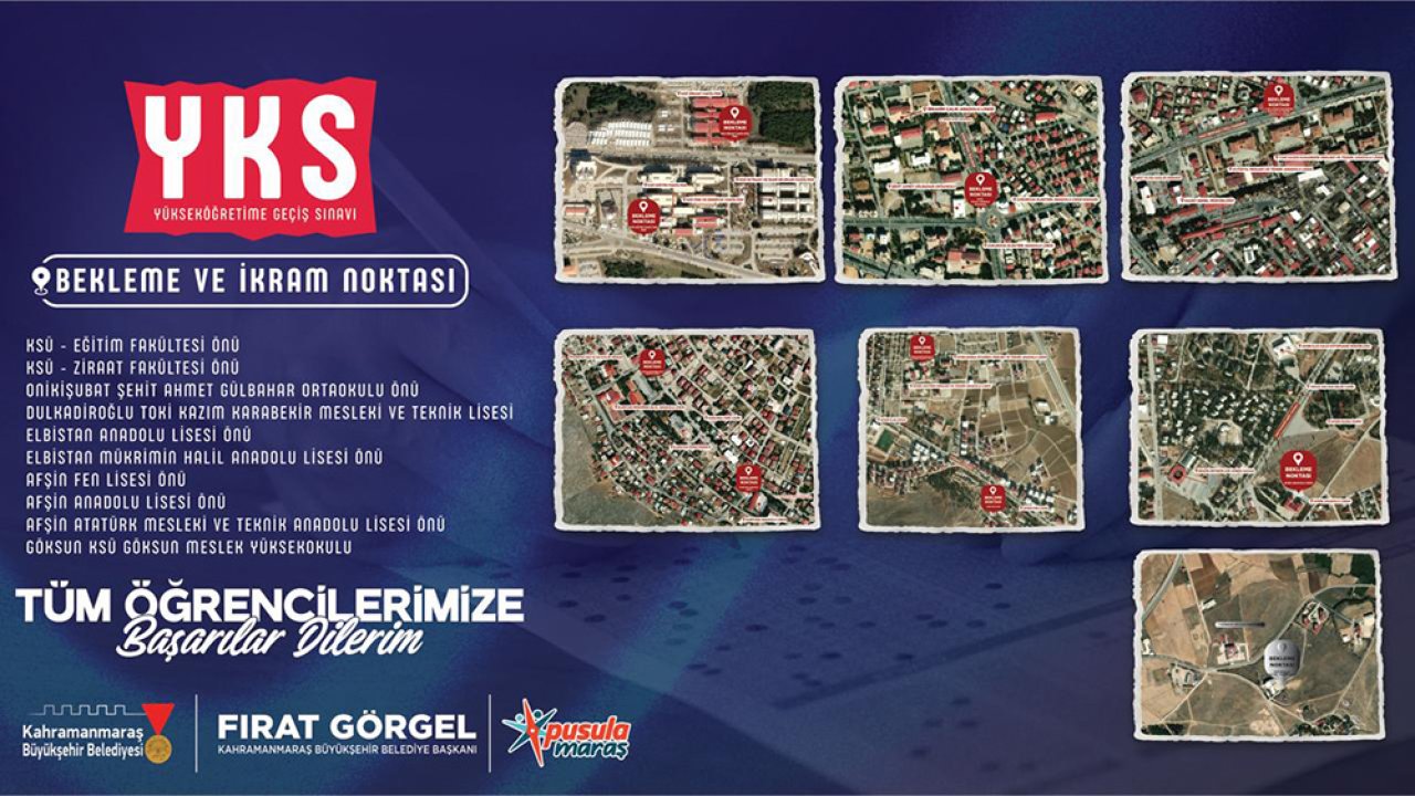 Büyükşehir, YKS Sürecinde Öğrenci ve Velilerin Yanında!