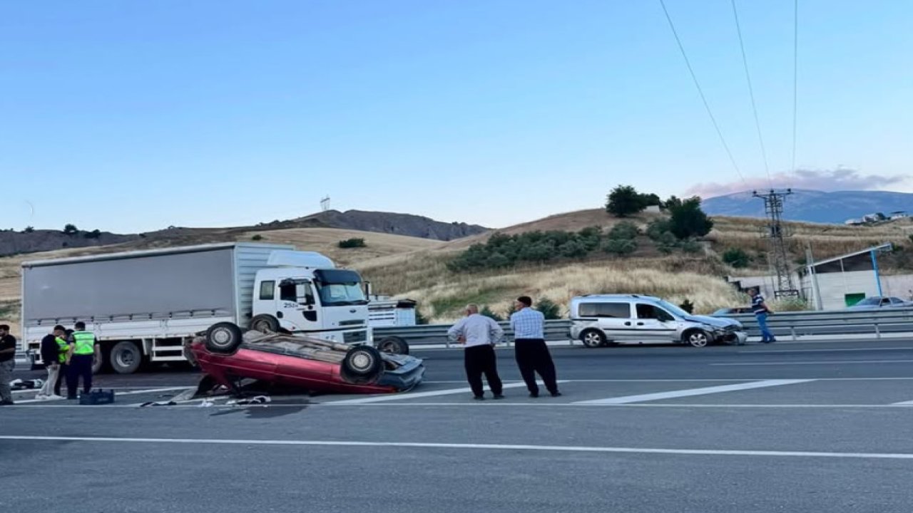 Kahramanmaraş-Kayseri Karayolunda Trafik Kazası: 3’ü Çocuk 4 Yaralı