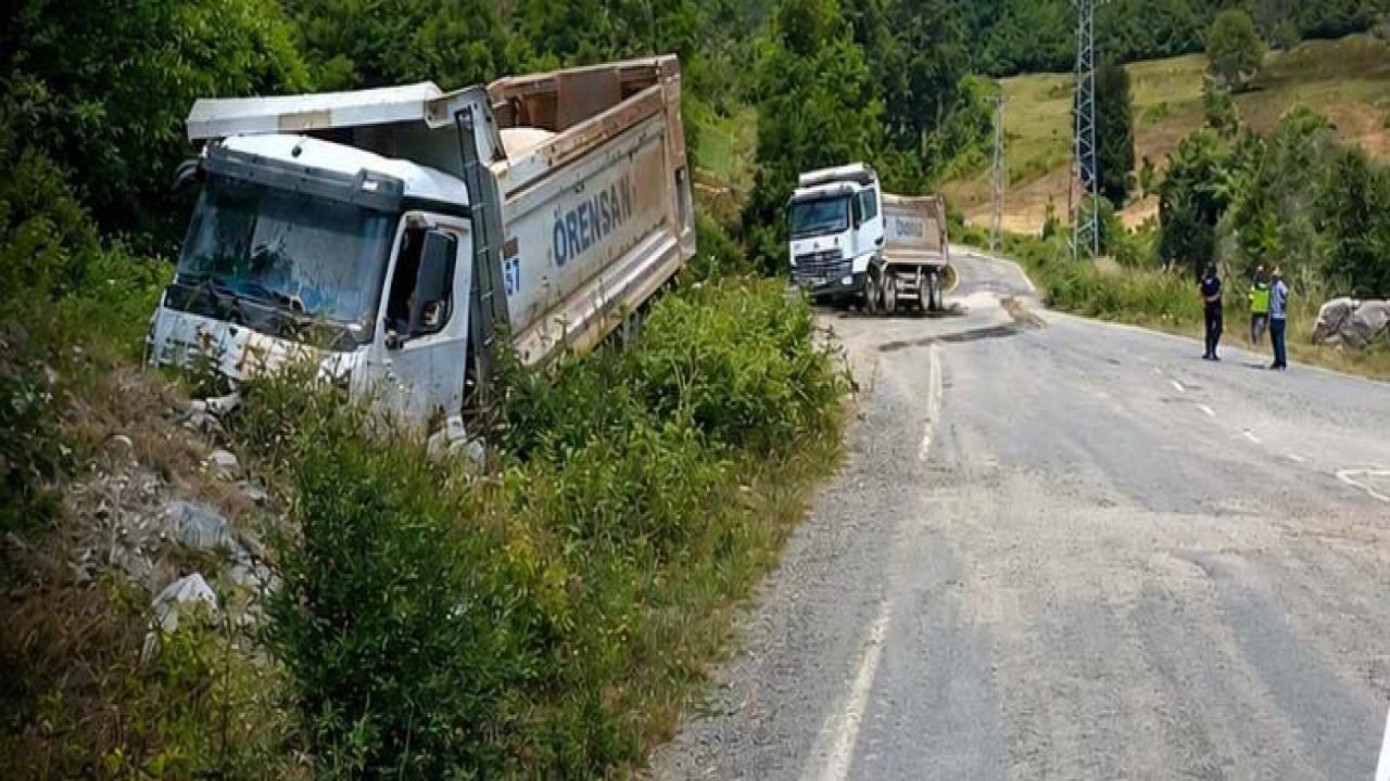 Kahramanmaraş’ta iki kamyon çarpıştı: 2 yaralı