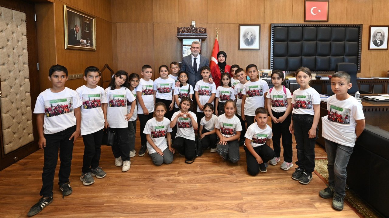 Başkan Görgel, Minik Öğrencileri Ağırladı!