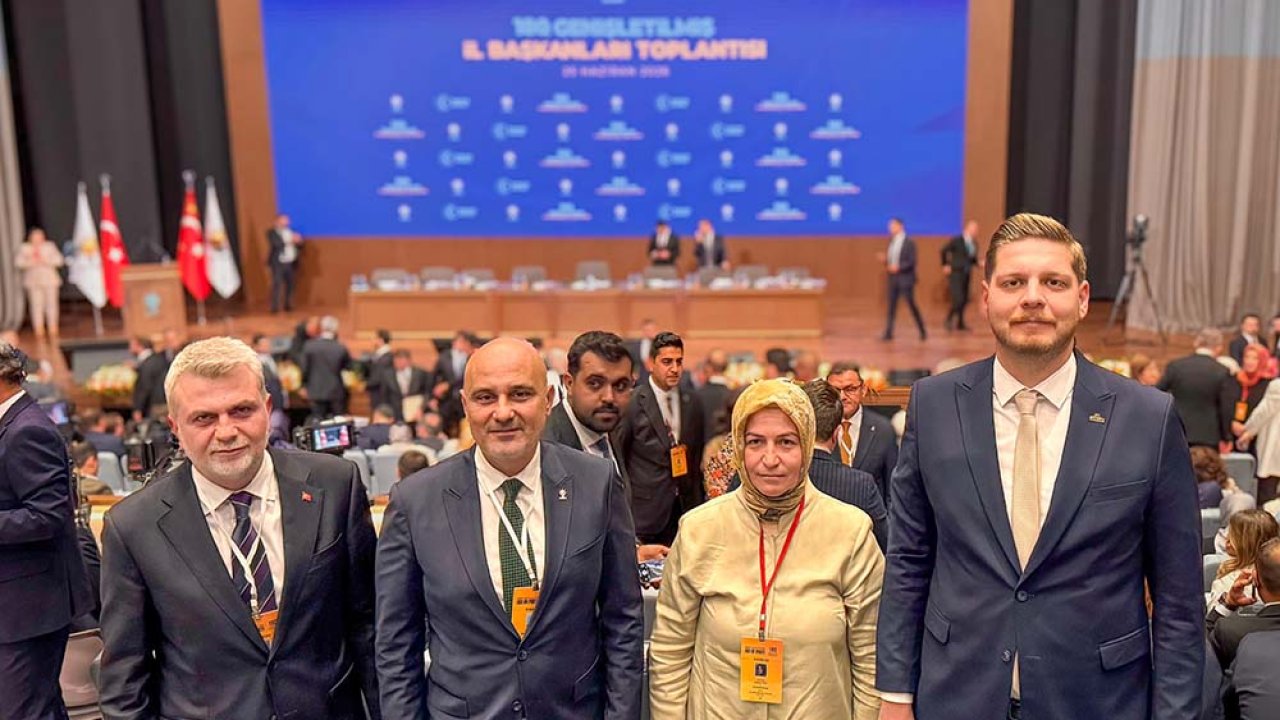 Başkan Görgel, AK Parti 180. Genişletilmiş İl Başkanları Toplantısı’na Katıldı