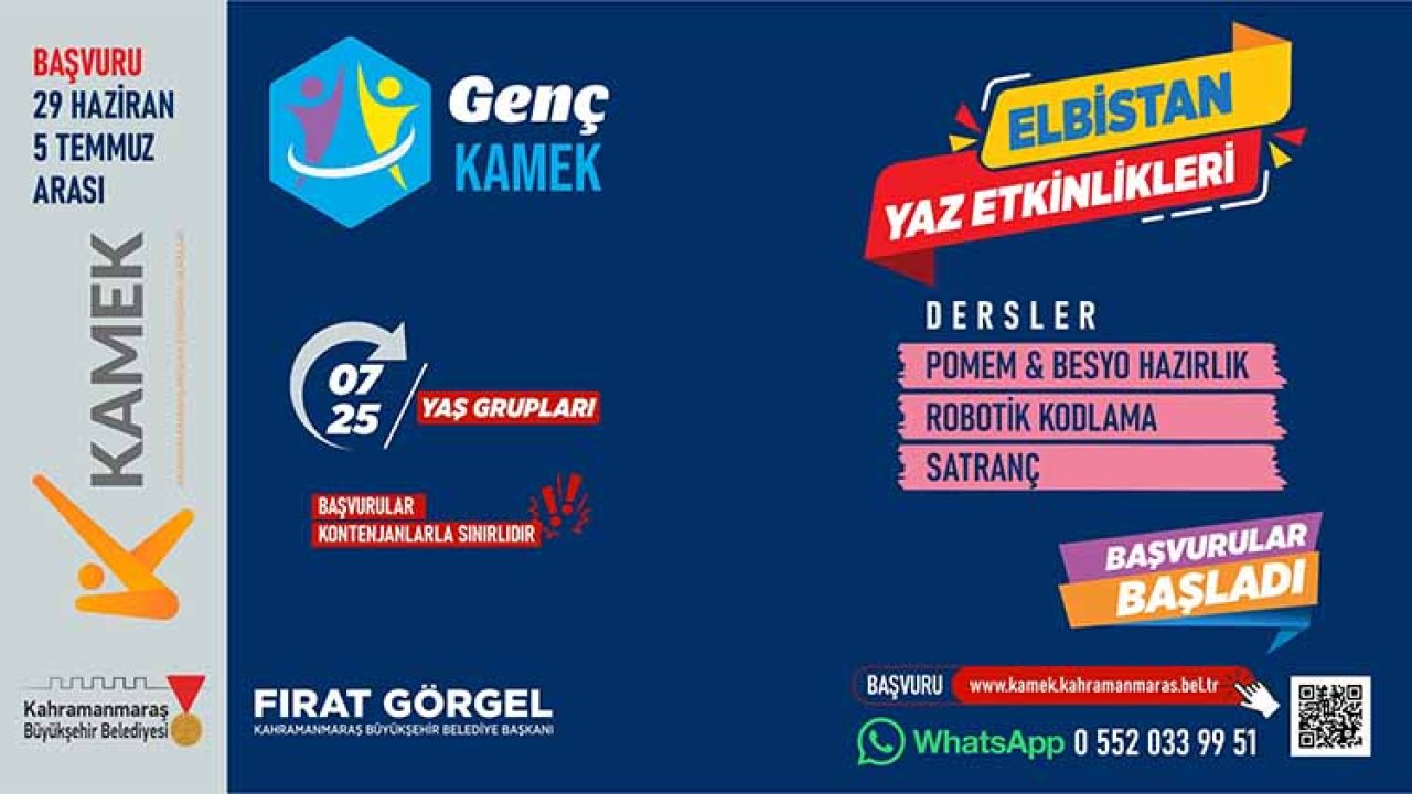 KAMEK Atölyeleri İlçelerde; Ücretsiz Kurslara Başvurular Başladı