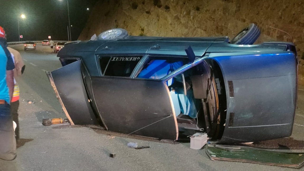 Kahramanmaraş’ta Otomobil Devrildi: 1 Yaralı!