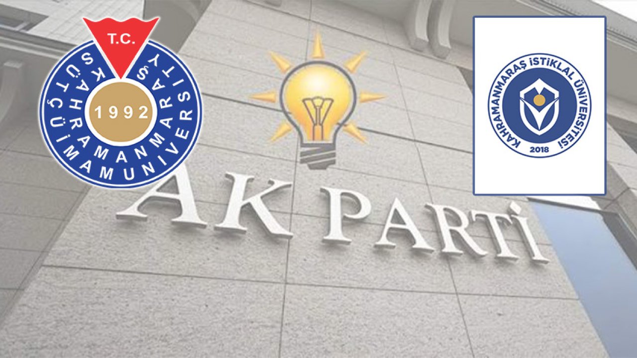 TBMM'ye Sunulan Kanun Teklifiyle Kahramanmaraş Üniversitelerinde Kapsamlı Değişim sinyali!