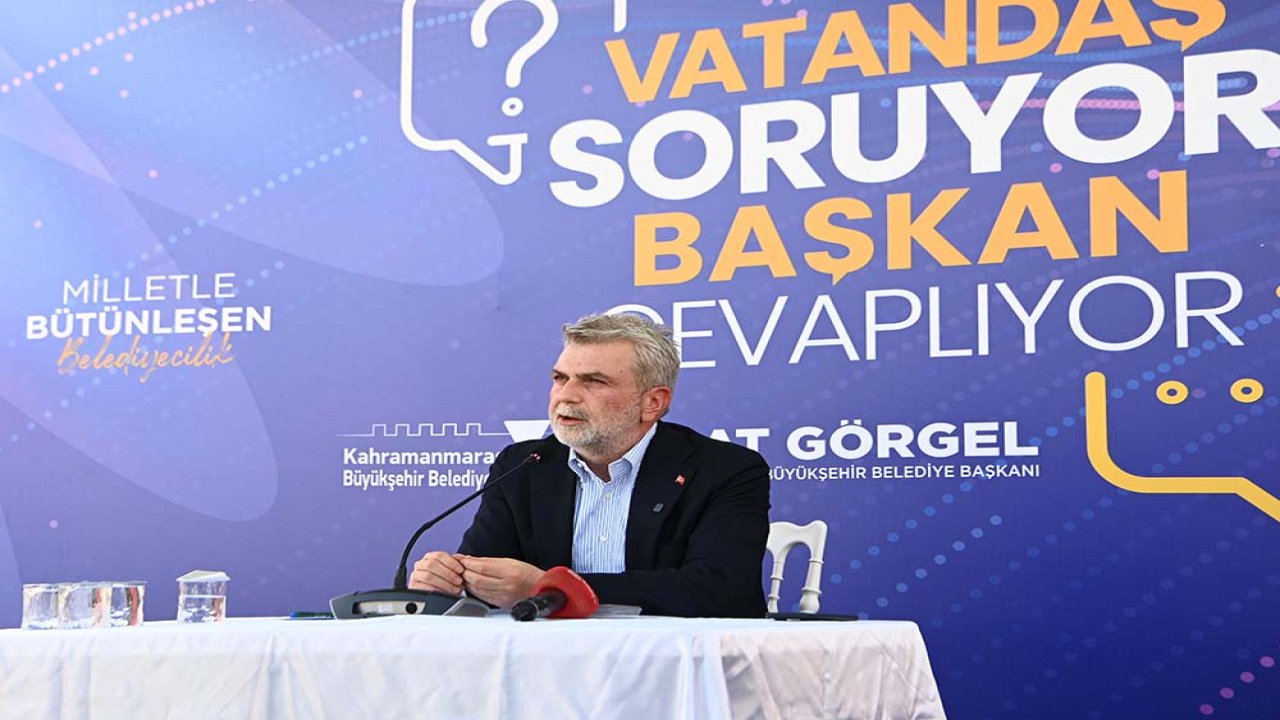 Başkan Görgel; “Kahramanmaraş’ımızı Geleceğe Güçlü Yatırımlarla Hazırlıyoruz”