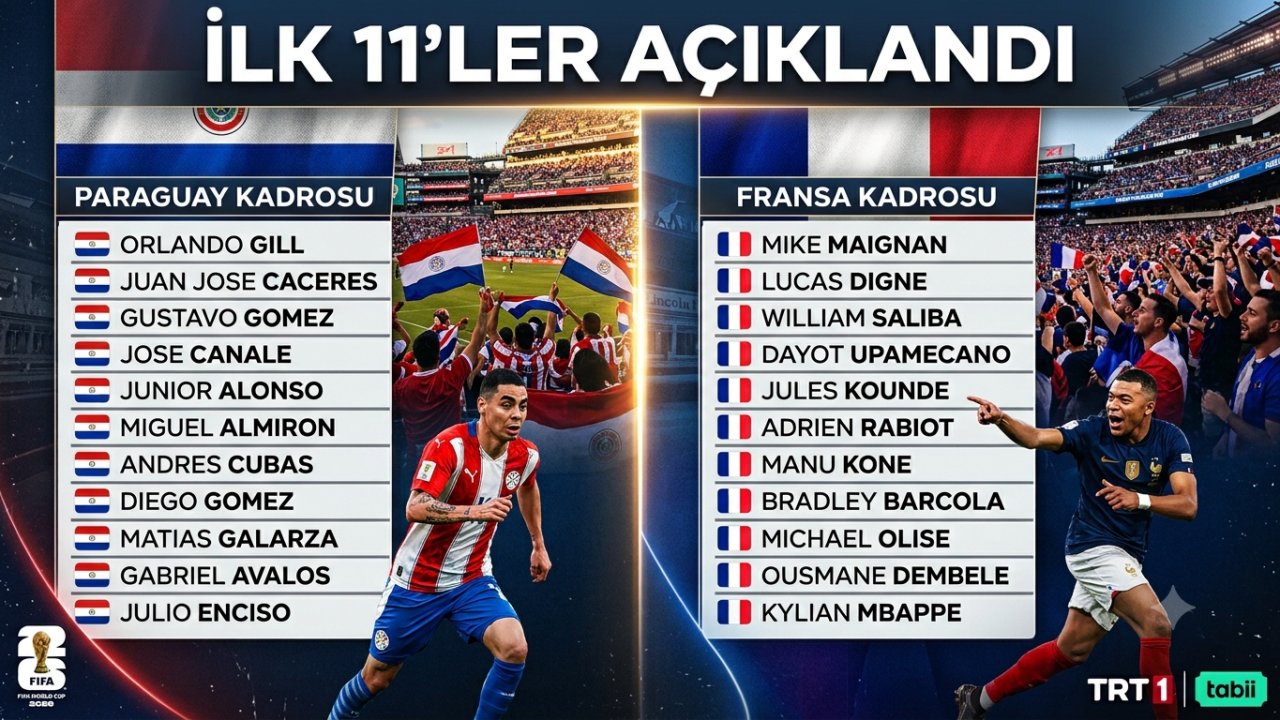 Tarih Yazanlar, Devlerin En Büyüğüne Karşı! Maçın İlk 11'leri Açıklandı