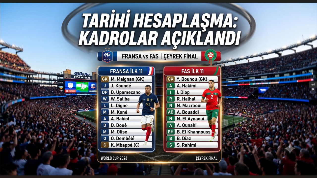 TARİHİ HESAPLAŞMA: Son Şampiyon Fransa, Fas Duvarına Karşı!