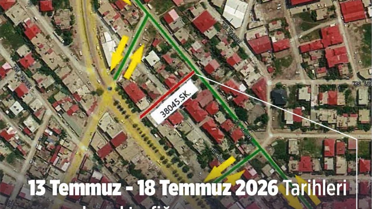 Kahramanmaraş’ta Altyapı Yenileme Çalışmaları: Bazı Güzergâhlar Trafiğe Kapanıyor