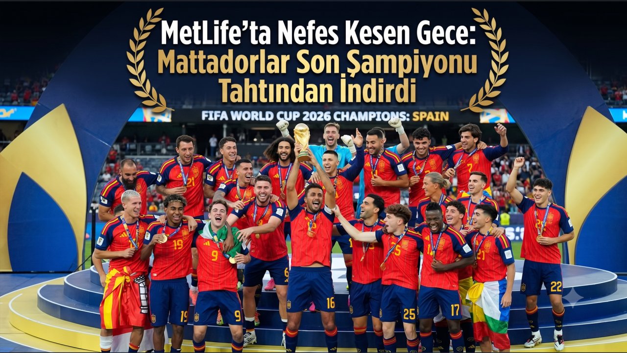 GEZEGENİN EN BÜYÜĞÜ İSPANYA!  MetLife'ta Nefes Kesen Gece: Matadorlar Son Şampiyonu Tahtından İndirdi