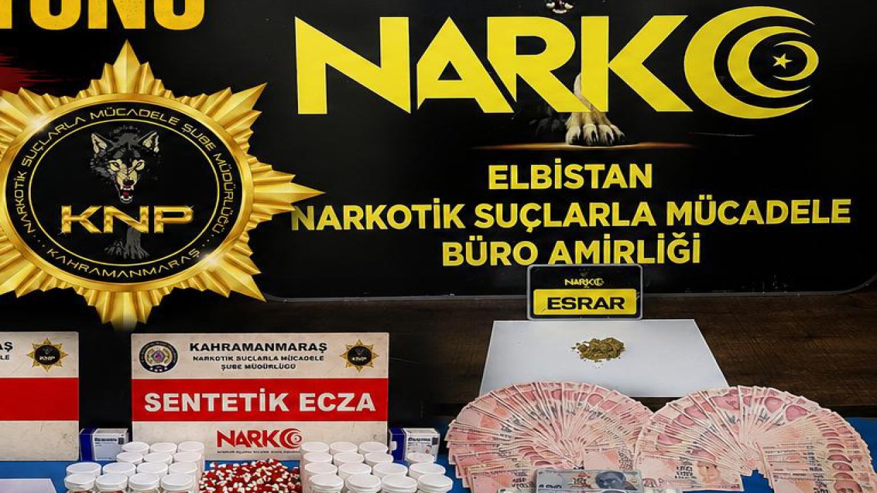 Kahramanmaraş’ta Narko Operasyonu: 9 tutuklama