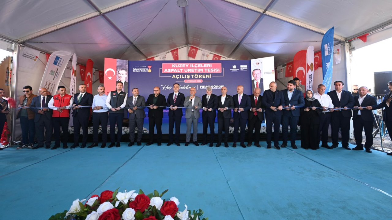 Kahramanmaraş’ta 800 Milyon TL’lik Kuzey İlçeleri Asfalt Üretim Tesisi Açıldı!