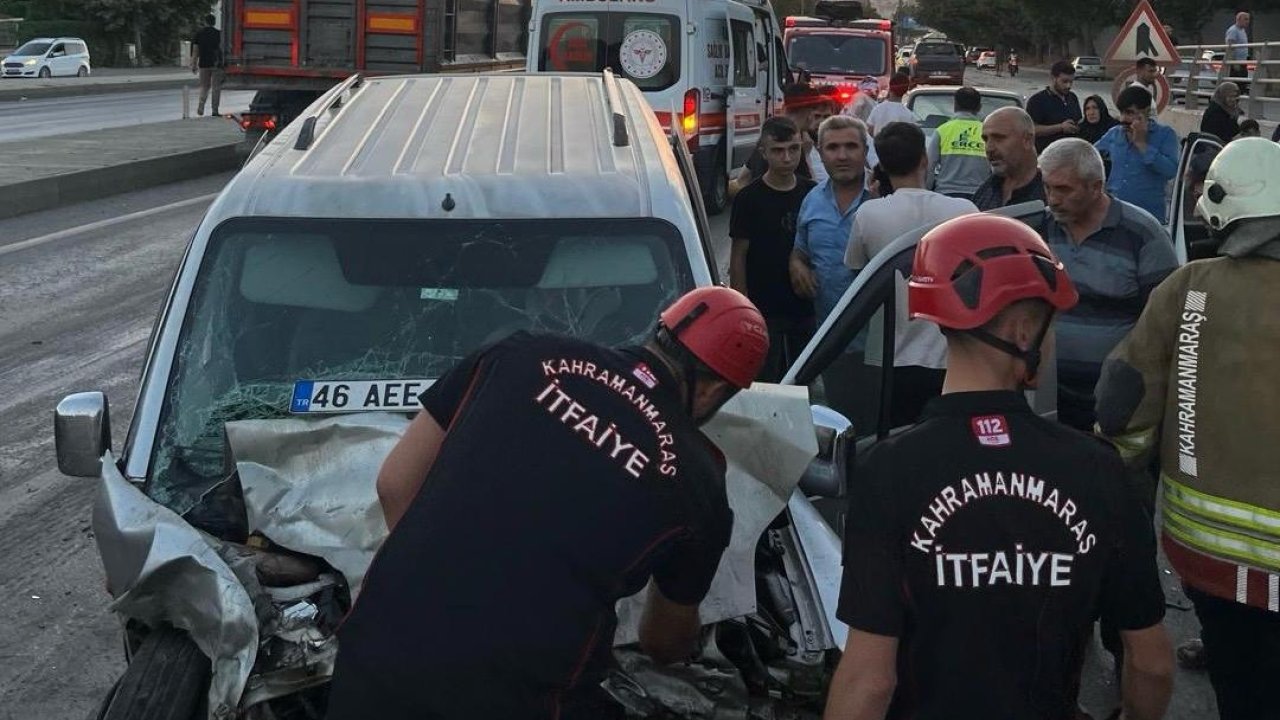 Kahramanmaraş’ta Zincirleme Trafik Kazası: 4 Kişi Yaralandı