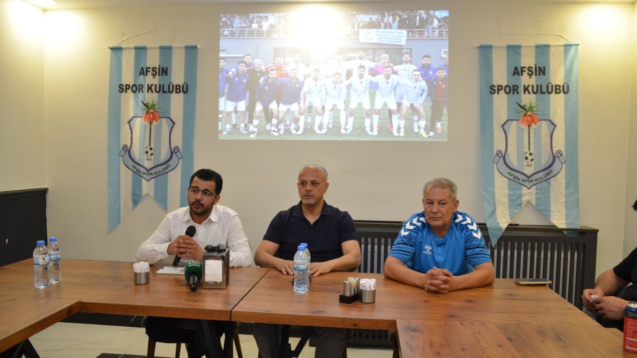 Afşin Spor'a İş Dünyasından Güçlü Destek: Hedef 3. Lig