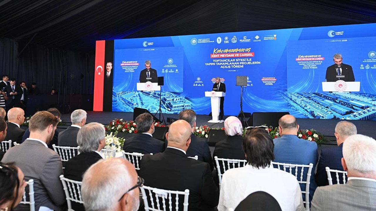 Kahramanmaraş’ta 5 Yeni tesis Hizmete Açıldı!