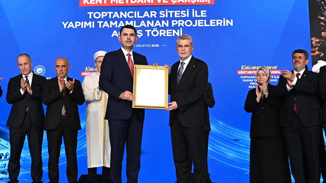Bakan Kurum’dan Kahramanmaraş’a “Yeşil Ruhsat”