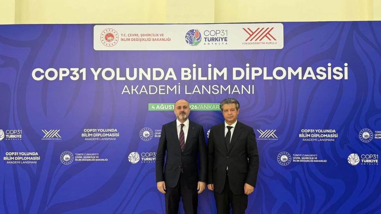 KSÜ Yönetimi, “COP31 Yolunda Bilim Diplomasisi: Akademi Lansmanı” Programına Katıldı