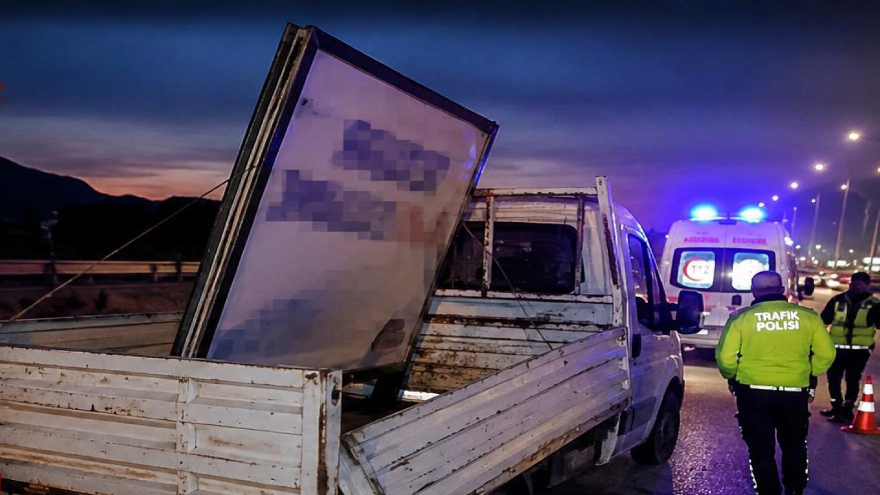 Kahramanmaraş’ta kamyonetten düşen işçi hayatını kaybetti!